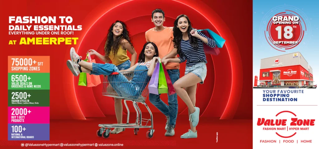 Valuezone store opening banner ammerpet 68c27855aef59